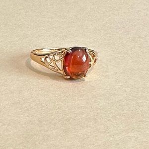 Red orange stone